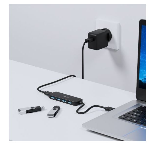 mbeat 4-Port USB 3.0 Hub with USB-C DC Port - Image 4