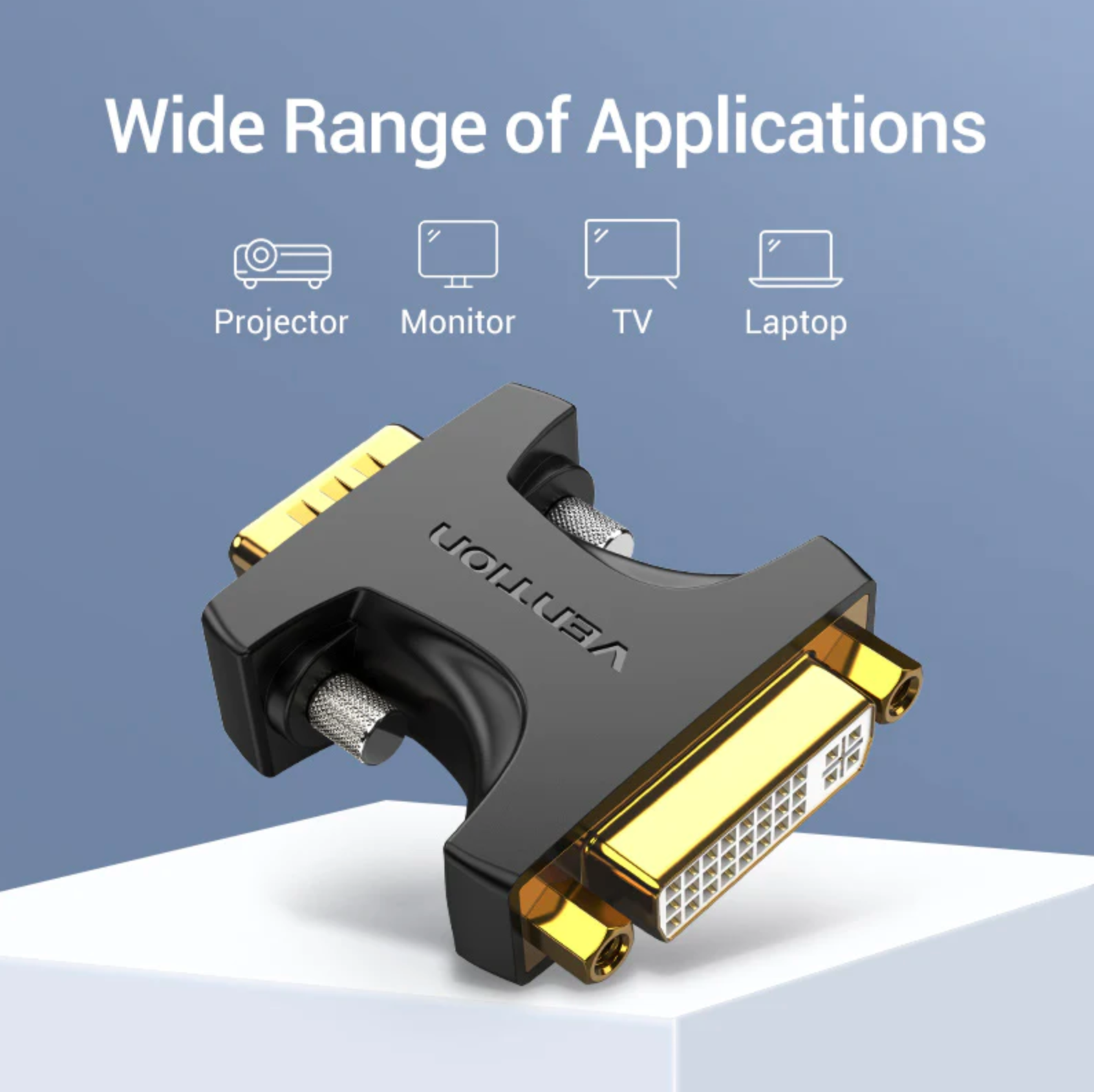Vention VGA Male to DVI Female Adapter Black - Image 4