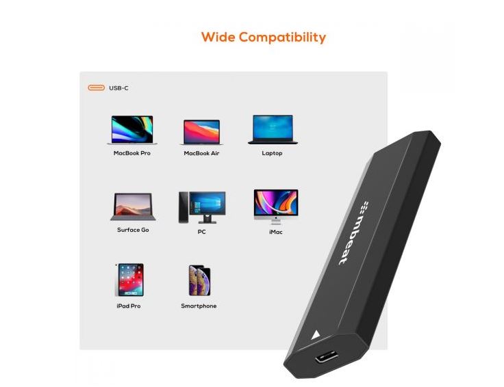 mbeat 10Gbps M.2 NVMe SATA SSD Enclosure - Image 4