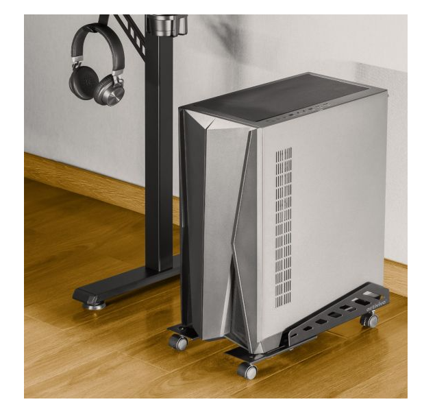 activiva Heavy-Duty PC Mobile Floor Stand with Casters - Image 5
