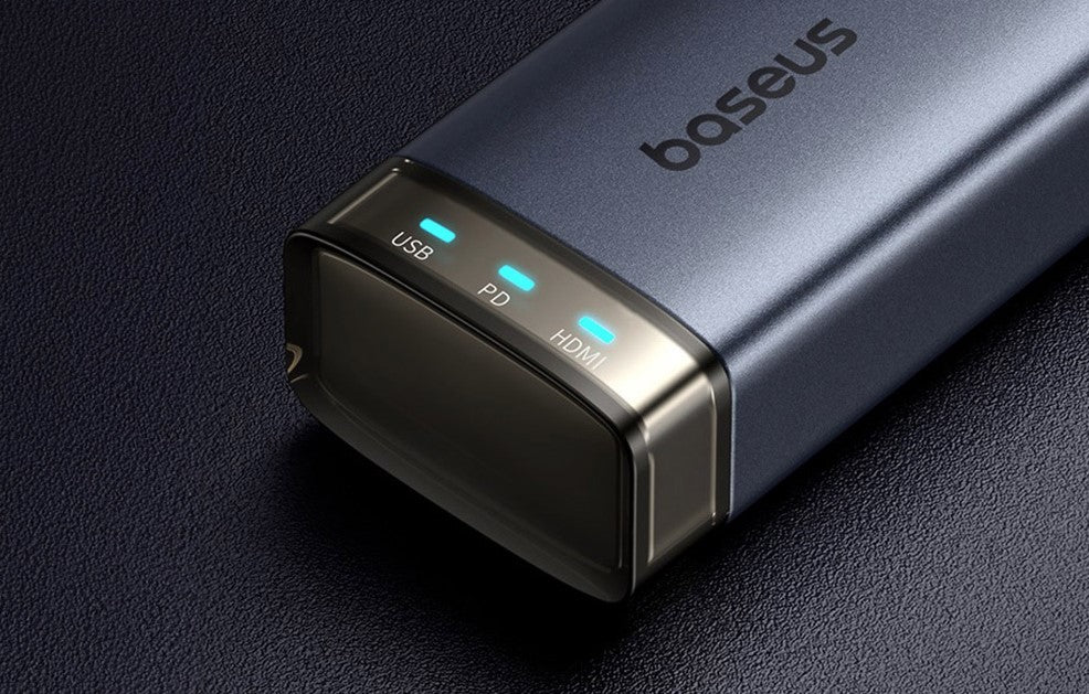 Baseus USB 6-Port Hub UltraJoy Series Type-C - HDMI, USB3.0x2, USB2.0, C3.0, PD - Image 6