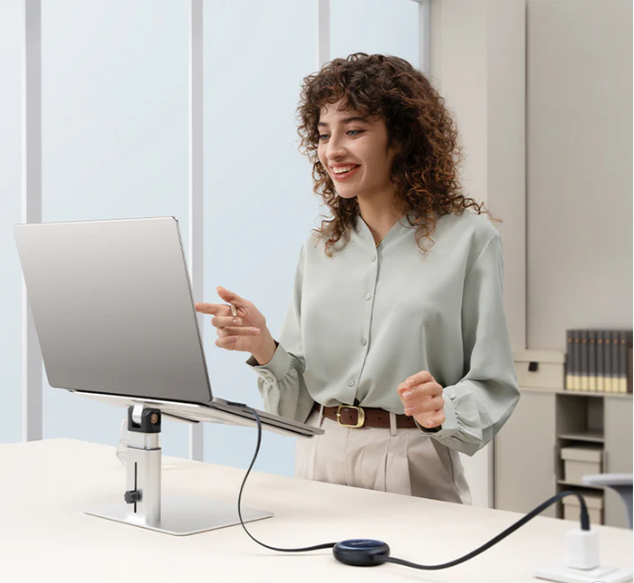 Baseus Nomos Retractable Charging Cable USB-C to USB-C 100W 1.5m Cosmic Black - Image 6