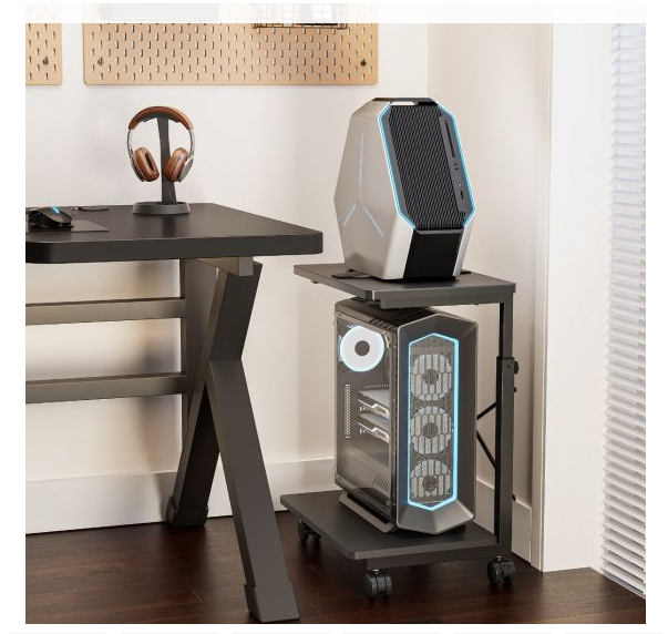 activiva Height Adjustable PC & Printer Storage Stand - Image 6