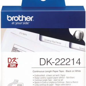 Brother DK22214 Continuous Length Paper Label Tape 12mm x 30.48m