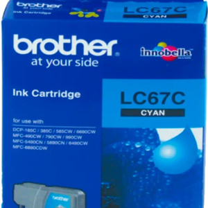 Brother LC67C Cyan Ink Cartridge