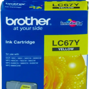 Brother LC67Y Yellow Ink Cartridge