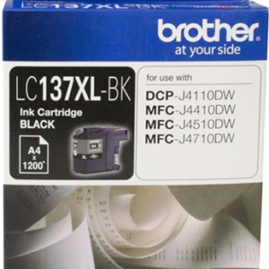 Brother LC137XLBK Black High Yield Ink Cartridge