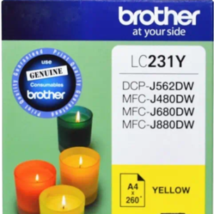 Brother LC231Y Yellow Ink Cartridge