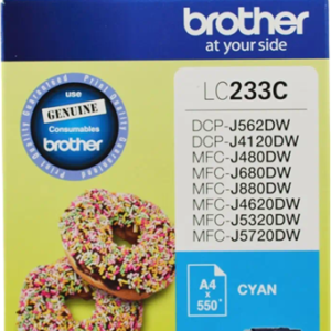 Brother LC233C Cyan Ink Cartridge