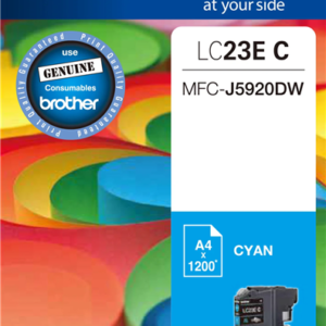 Brother LC23EC Cyan Ink Cartridge