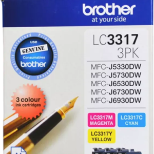 Brother LC33173PK 3 pack CMY Ink Cartridges
