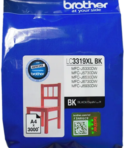 Brother LC3319XLBK Black High Yield Ink Cartridge
