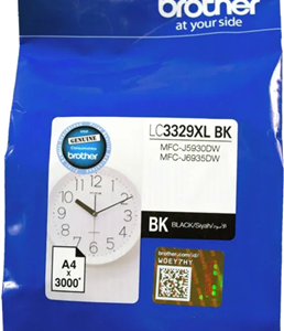 Brother LC3329XLBK Black High Yield Ink Cartridge