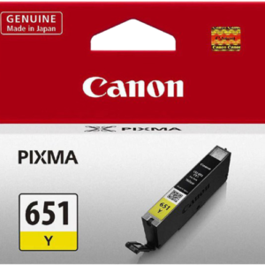 Canon CLI651Y Yellow Ink Cartridge