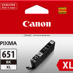 Canon CLI651XLBK XL Black High Yield Ink Cartridge