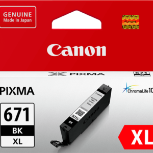 Canon CLI671XLBK Dye Black High Yield Ink Cartridge