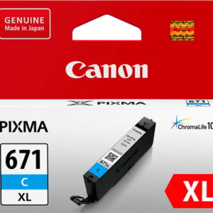 Canon CLI671XLC Cyan High Yield Ink Cartridge