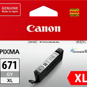 Canon CLI671XGY Grey High Yield Ink Cartridge