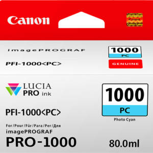 Canon PFI-1000PC Photo Cyan Ink Tank