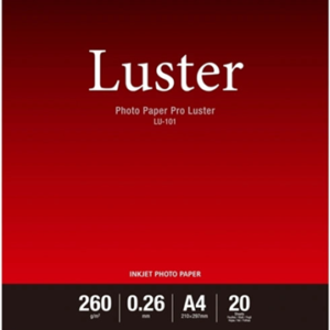 Canon LU-101 A4 Luster 260gsm Photo Paper Pro - 20 Sheets