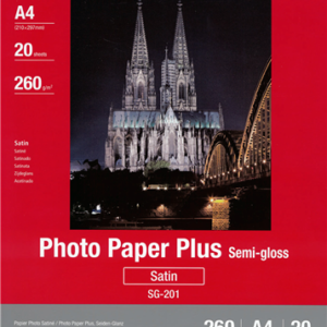 Canon SG-201 A3 Semi Gloss Satin 260gsm Photo Paper - 20 Sheets