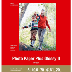 Canon PP-301 4x6 Glossy II 275gsm Photo Paper - 20 Sheets