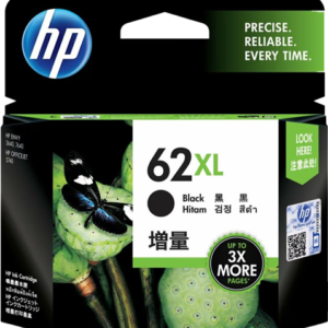 HP 62XL High Yield Black Ink Cartridge