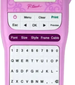 Brother PTH110PK Durable P-Touch Pink Label Printer $20 Cashback