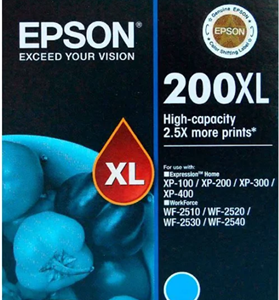 Epson 200XL Cyan High Yield Ink Cartridge