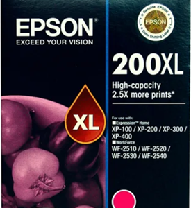 Epson 200XL Magenta High Yield Ink Cartridge