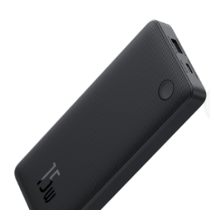 OS-Baseus Airpow Lite Power Bank 10000mAh 15W Cosmic Black (With Simple Series Data Cable USB to Type-C 30cm Black)