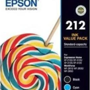 Epson 212 Value Pack BK/C/M/Y Ink Cartridges
