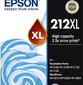 Epson 212XL Cyan High Yield Ink Cartridge
