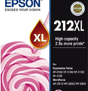 Epson 212XL Magenta High Yield Ink Cartridge