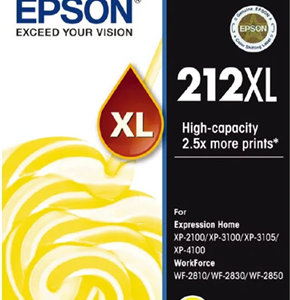 Epson 212XL Yellow High Yield Ink Cartridge