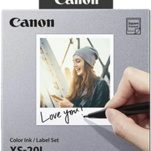 Canon Selphy XS-20L Photo Paper + Ink 20 Pack