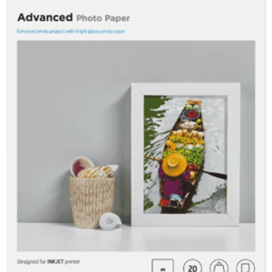 HP Advanced A4 Glossy 250gsm Photo Paper - 20 Sheets