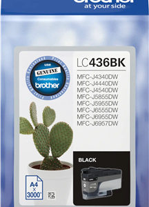 Brother LC436BK Black Ink Cartridge