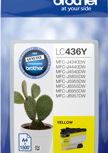 Brother LC436Y Yellow Ink Cartridge