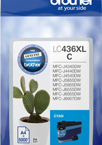 Brother LC436XLC Cyan Ink Cartridge