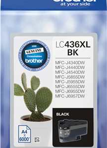 Brother LC436XLBK Black Ink Cartridge
