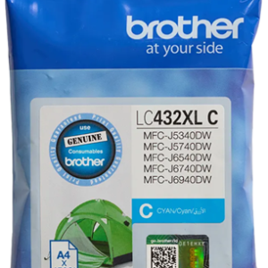 Brother LC432XLC Cyan High Yield Ink Cartridge