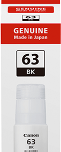 Canon GI63BK Black MegaTank Ink Bottle