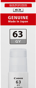Canon GI63GY Black MegaTank Ink Bottle