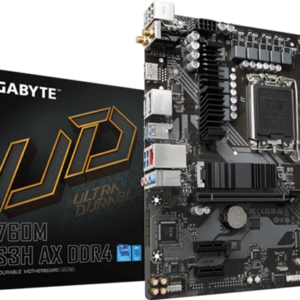 Gigabyte B760M-DS3H AX DDR4 mATX LGA1700 Motherboard