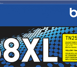 Brother TN258XLY High Yield Toner Yellow