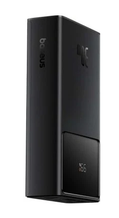 OS-Baseus Star-Lord Digital Display Fast Charging Power Bank 10000mAh 30W Cluster Black With Simple Series Charging Cable USB to Type-C 3A 0.3m Black - Image 4