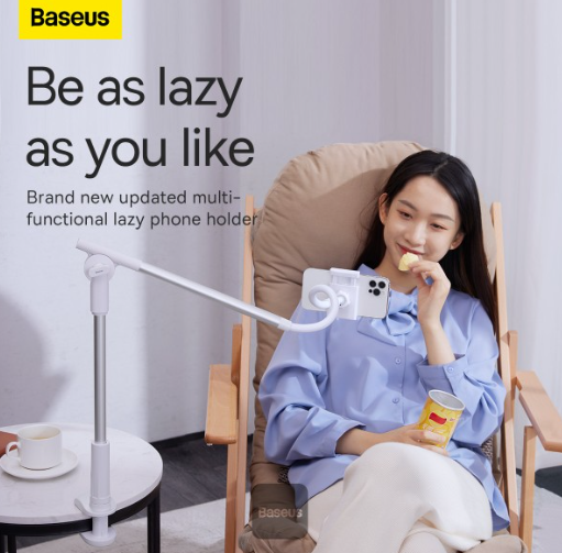 Baseus Unlimited Adjustment Lazy Phone Holder Grey - Image 9