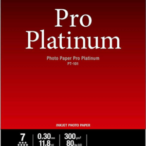 Canon PT-101 A2 Pro Platinum 300gsm Photo Paper - 20 Sheets