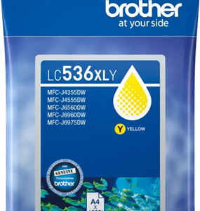 Brother LC536XLY Yelow Ink Cartridge